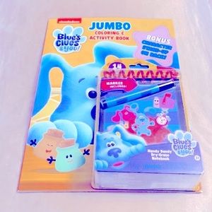 2 BLUE’S CLUES & You Handy Dandy Dry-Erase Notebook and Coloring & Activity Book